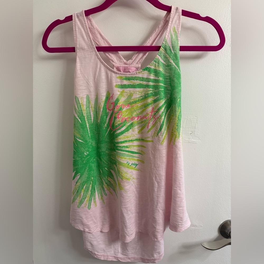 Lilly Pulitzer ‘Gone Coconuts’ tank-Medium